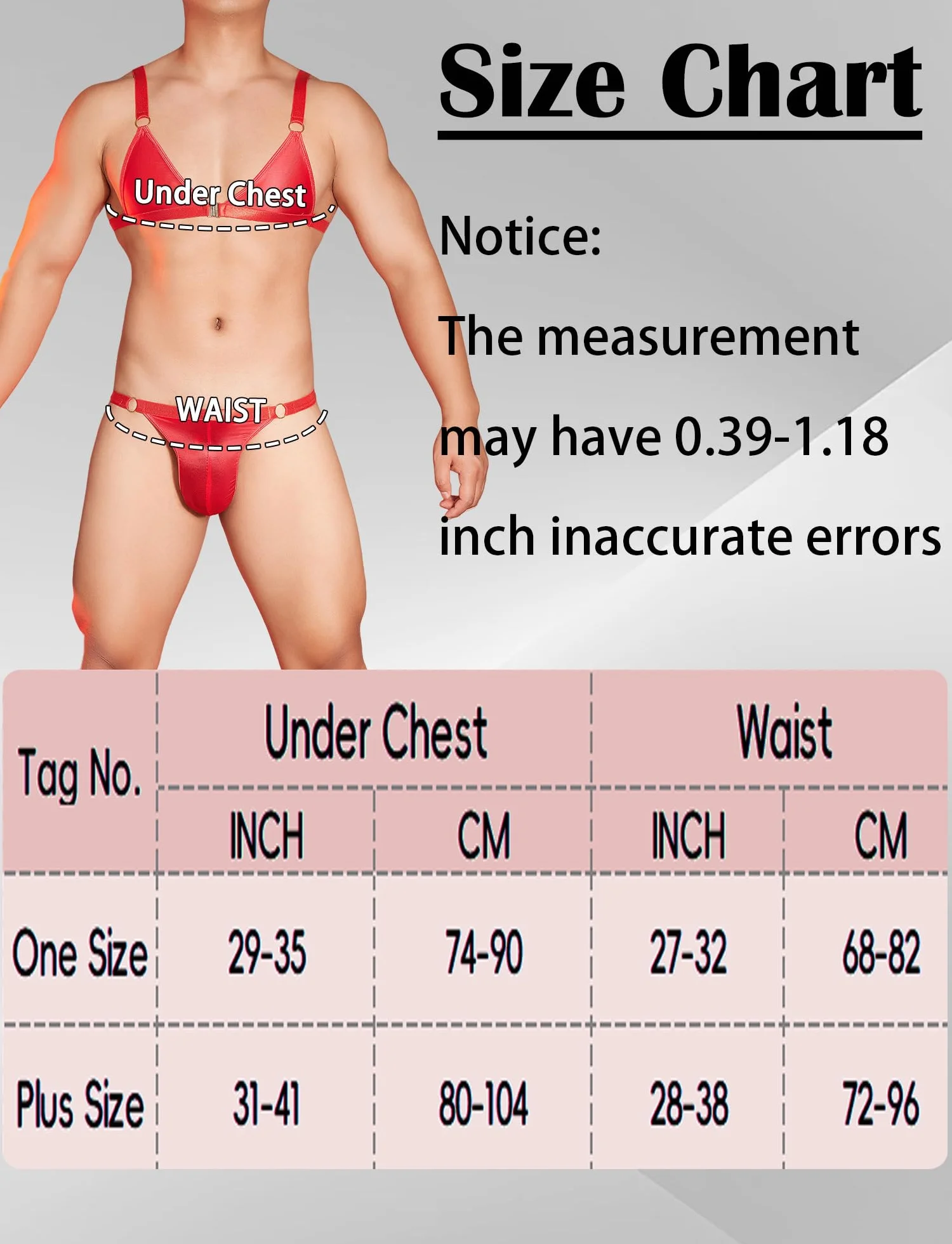 AIEOE Set reggiseno e slip da uomo Crossdresser sexy Lingerie Set trasparente Sissy Abbigliamento con anello