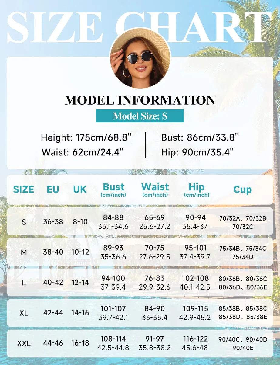 Costume Donna Due Pezzi Costumi da Bagno Halter Bikini Mare Reggiseno Push Up Sexy Beachwear Vita Alta Regolabili Swimsuit Tankini Swimwear