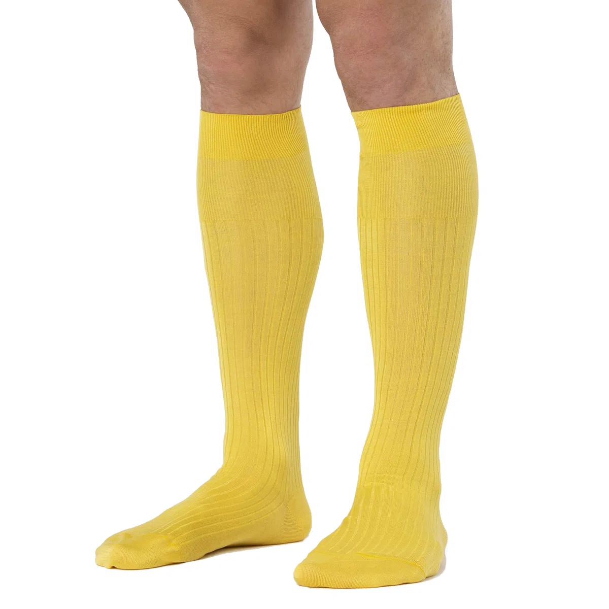 Ciocca Calze Lunghe Uomo in 100% Cotone Filo di Scozia costa larga - 3/6 Paia - Calzini MADE IN ITALY