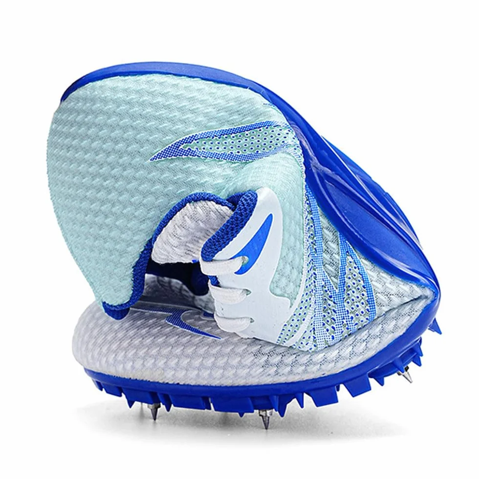 Scarpe da Atletica Leggera antiscivolo Unisex Scarpe da Atletica 8 Chiodi Spikes Tacchetti da Corsa Campestre Scarpe da Corsa Professionali da Competizione per Atletica,a media distanza,35-45 EU