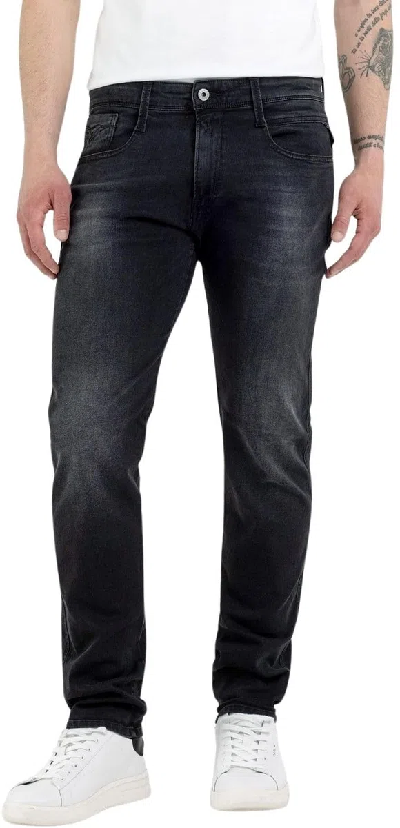 Replay Jeans Anbass Slim Fit da Uomo con Power Stretch