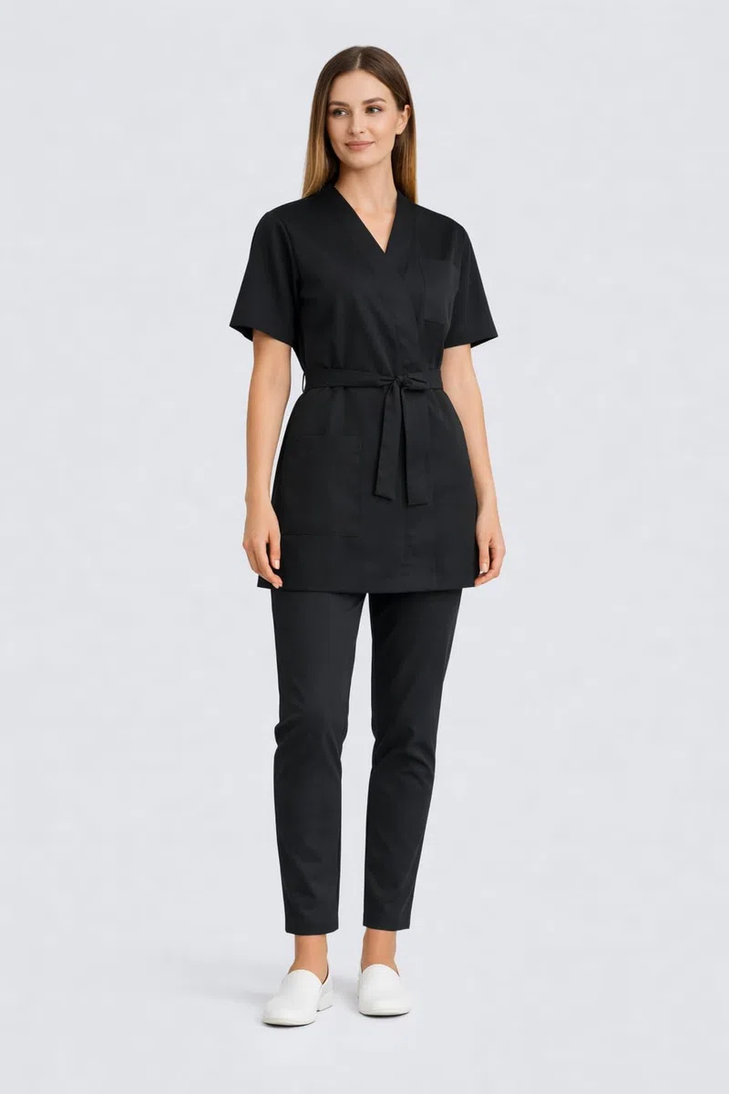 IALSPCOMPB COMPLETO KIMONO E PANTALONE PER ESTETISTA E PARRUCCHIERE