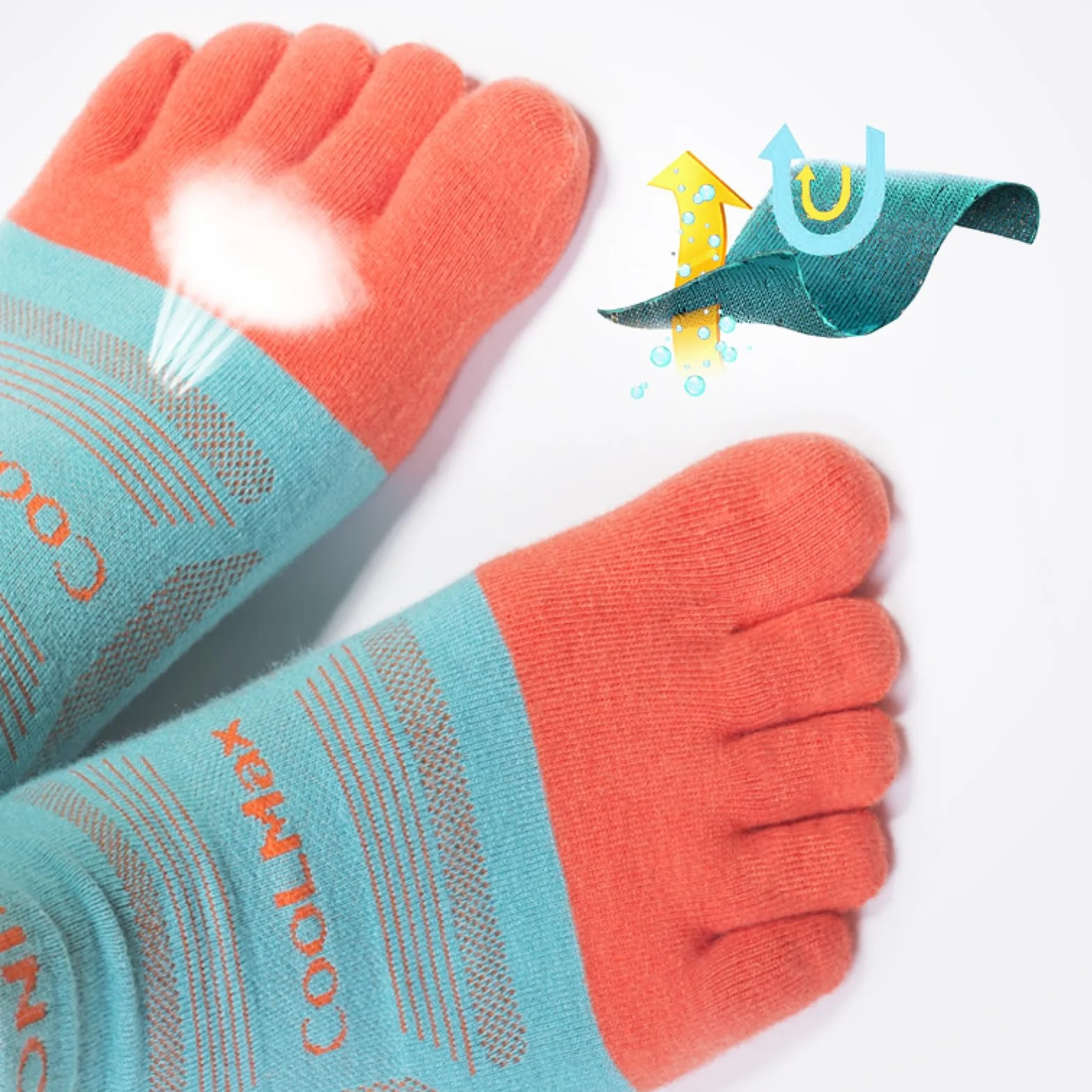 TRIWONDER 3 Paio Calzini da Corsa Anti-Vesciche Calze a 5 Dita Calzini Sportivi da Corsa Esercizi Running per Uomo Donna