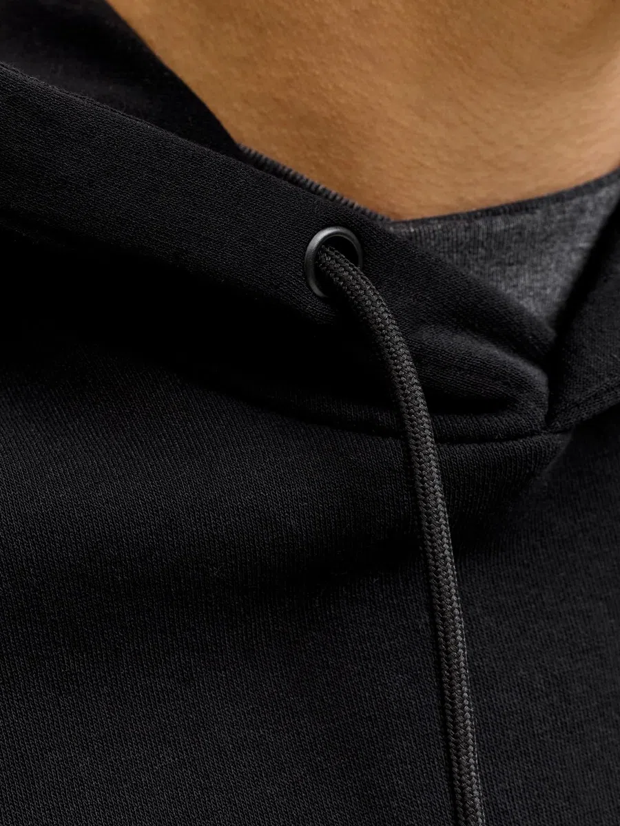 JACK & JONES Hoodie Plain Hoodie