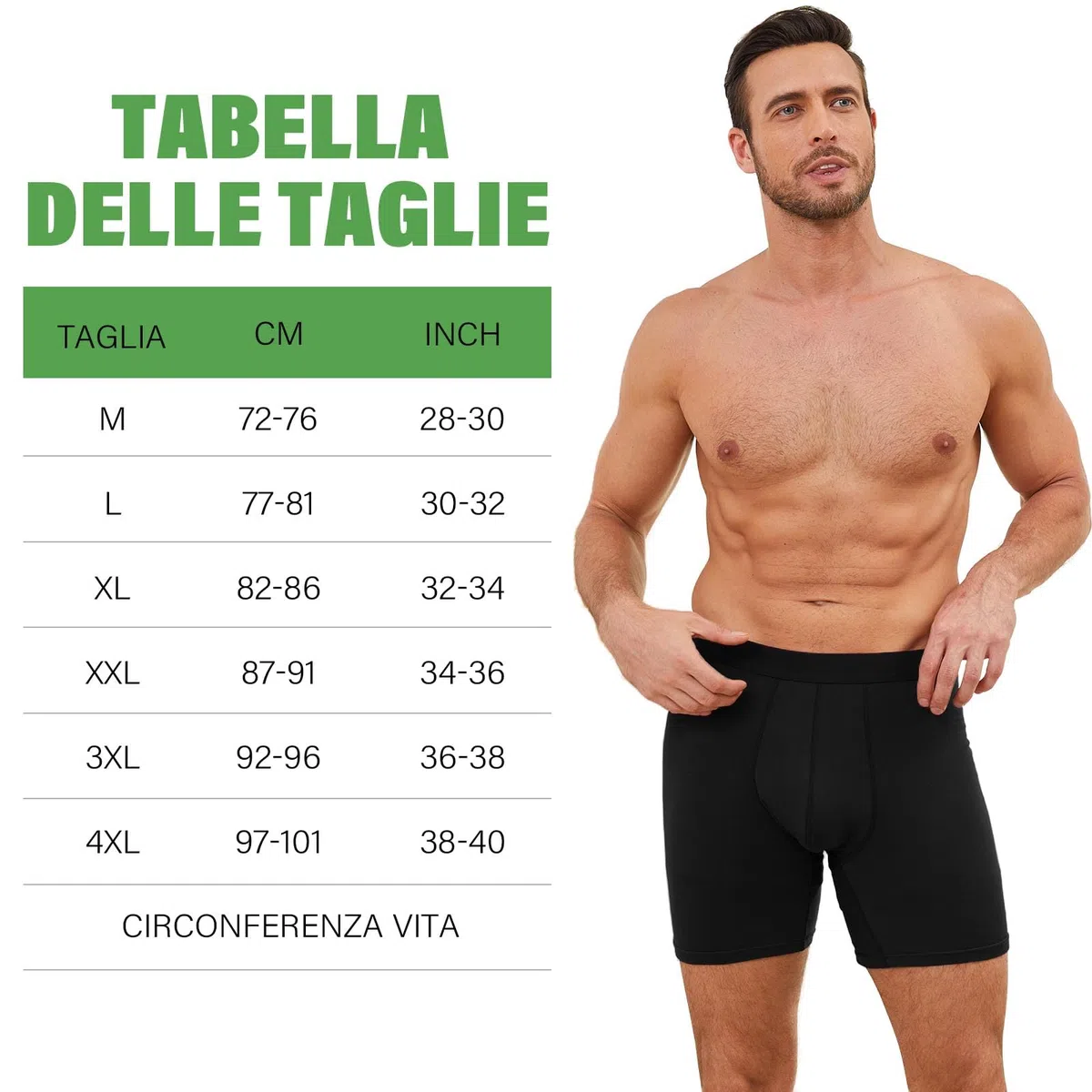ZAKASA bambù Boxer Lunghi Uomo: Mutande Uomo Boxer Aderenti Senza Etichette Morbidi Traspiranti per Ufficio Palestra Quotidiano Pacco da 6