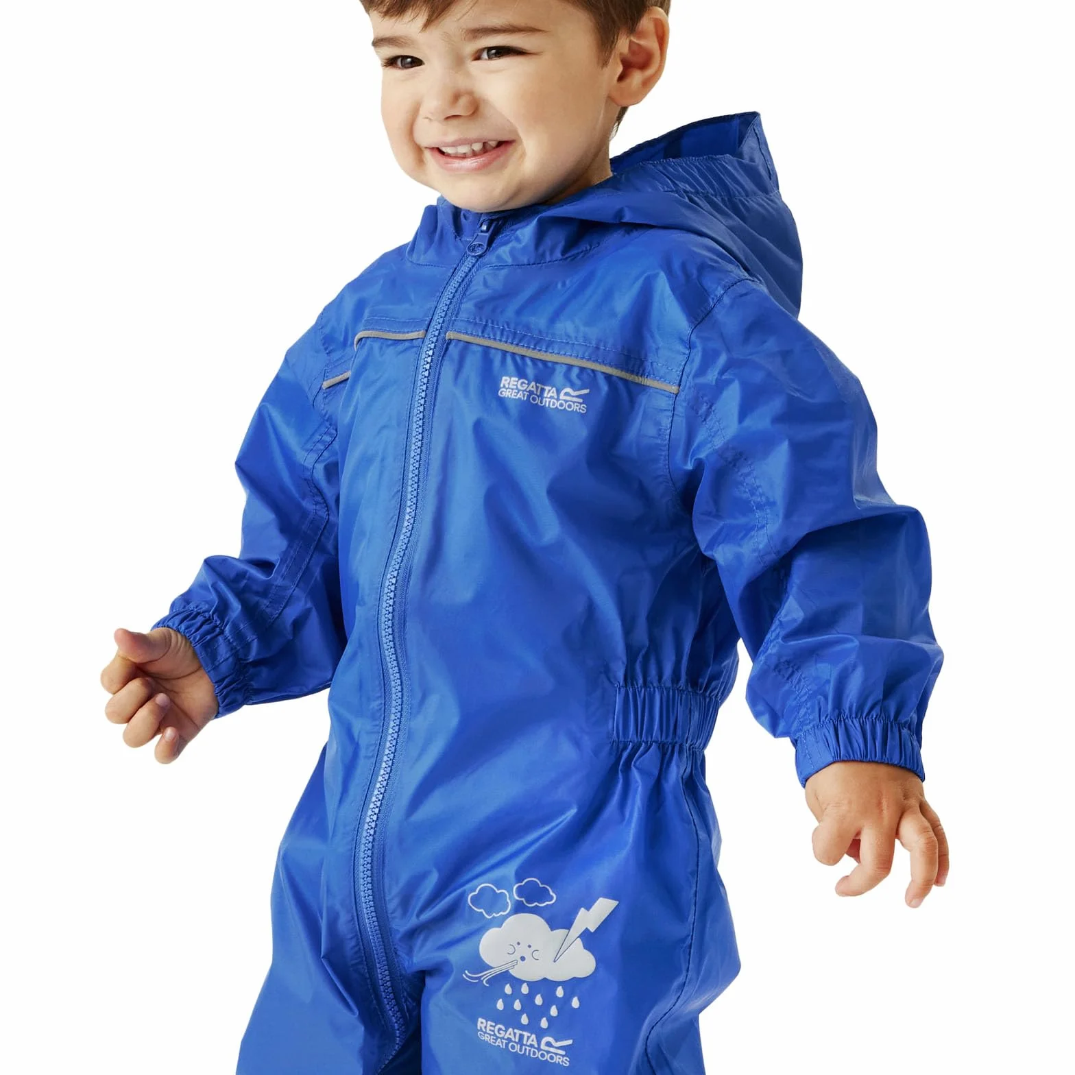 Regatta Puddle IV Tuta Integrale Impermeabile Unisex - Bambini e ragazzi