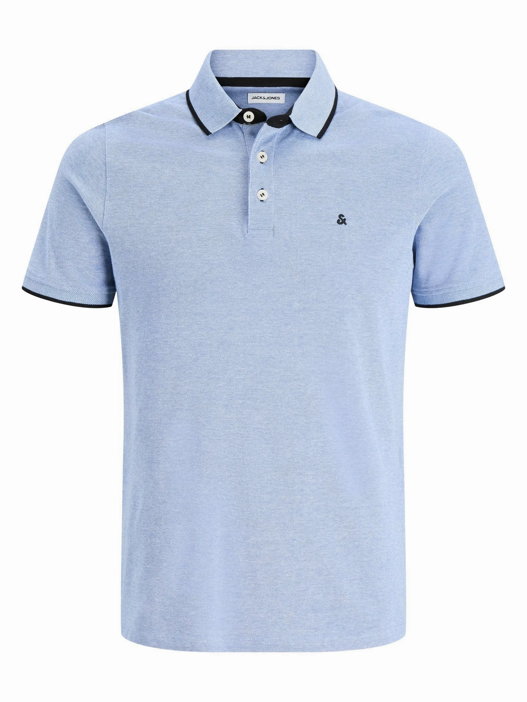 JACK & JONES Polo Plain Shirt Collar Polo