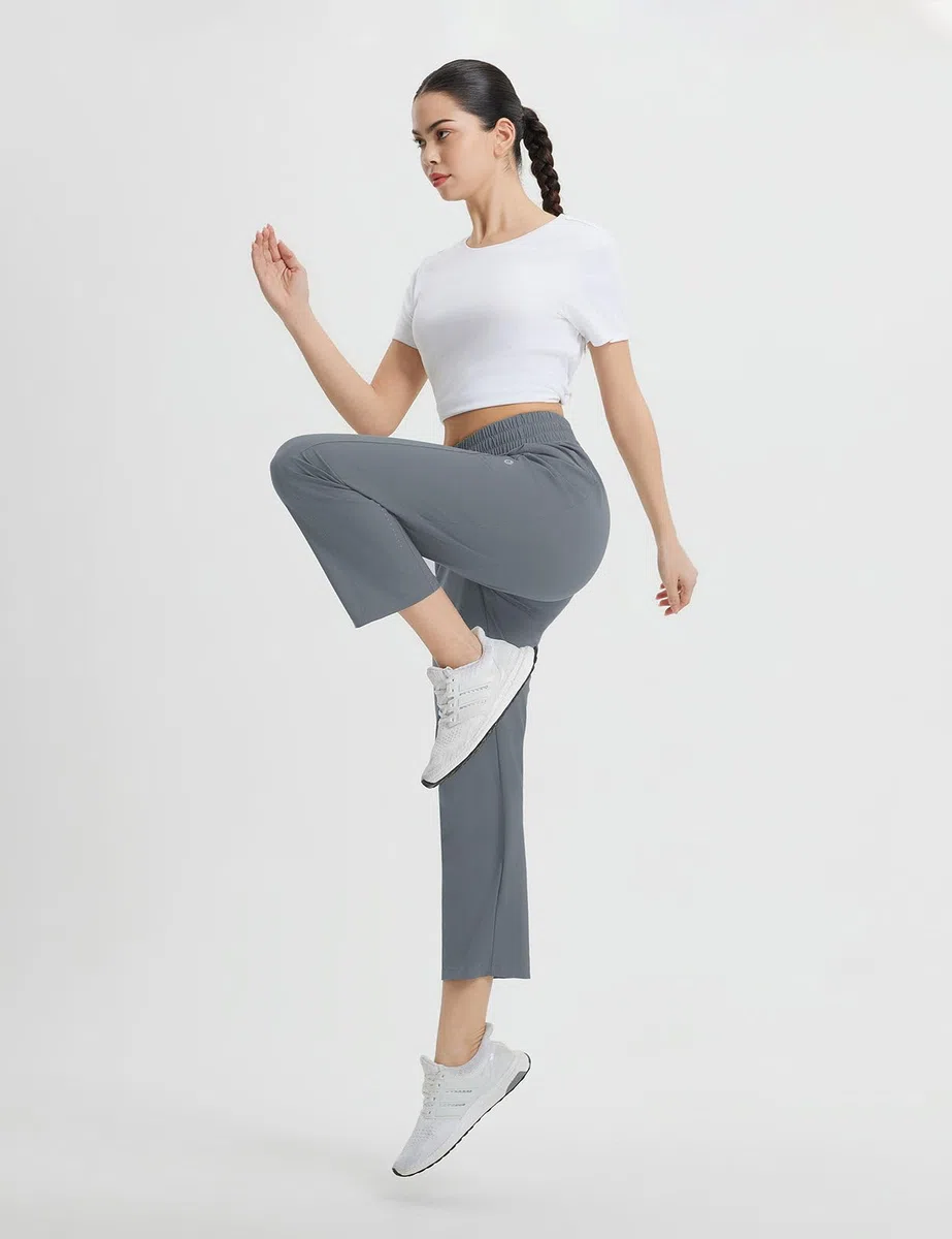 BALEAF Pantaloni lunghi da donna estivi leggeri da jogging lunghi