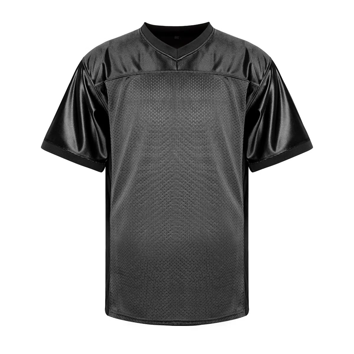 MESOSPERO Maglia da calcio vuota, da uomo, stile hip hop, anni '90, per feste, pratica, sport, t-shirt nera, bianca, rossa, verde, S-3XL