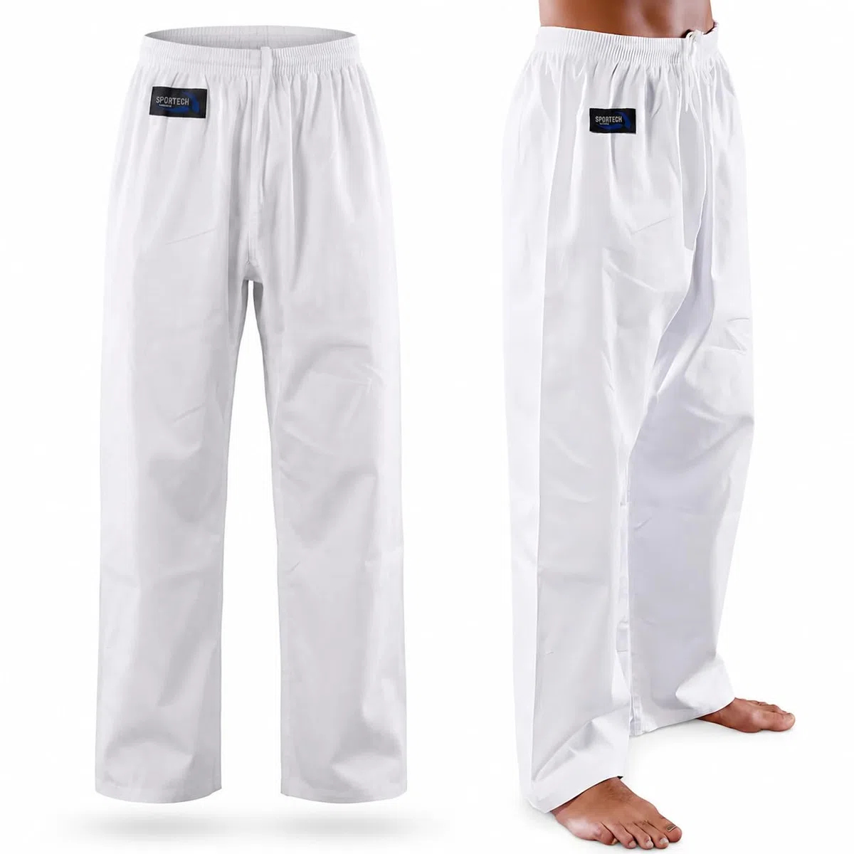 Pantaloni Cotone Allenamento Arti Marziali Karate Kungfu Wushu Jujitsu Judo Tai Chi
