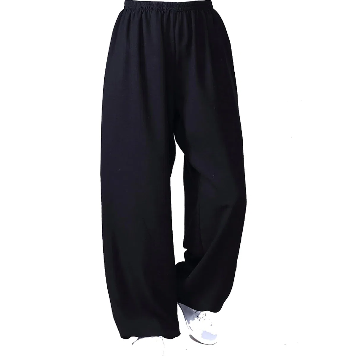 Pantaloni di Arti Marziali di Cotone E Lino Donne Uomini Traspiranti Kung Fu Pantaloni da Vestiti Tai Chi per Chun di Ala da Yoga con Tasche(Size:XL,Color:C)