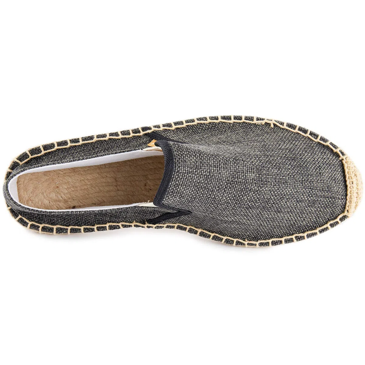 Uomo Casual Canvas Slip on Espadrillas Piatte