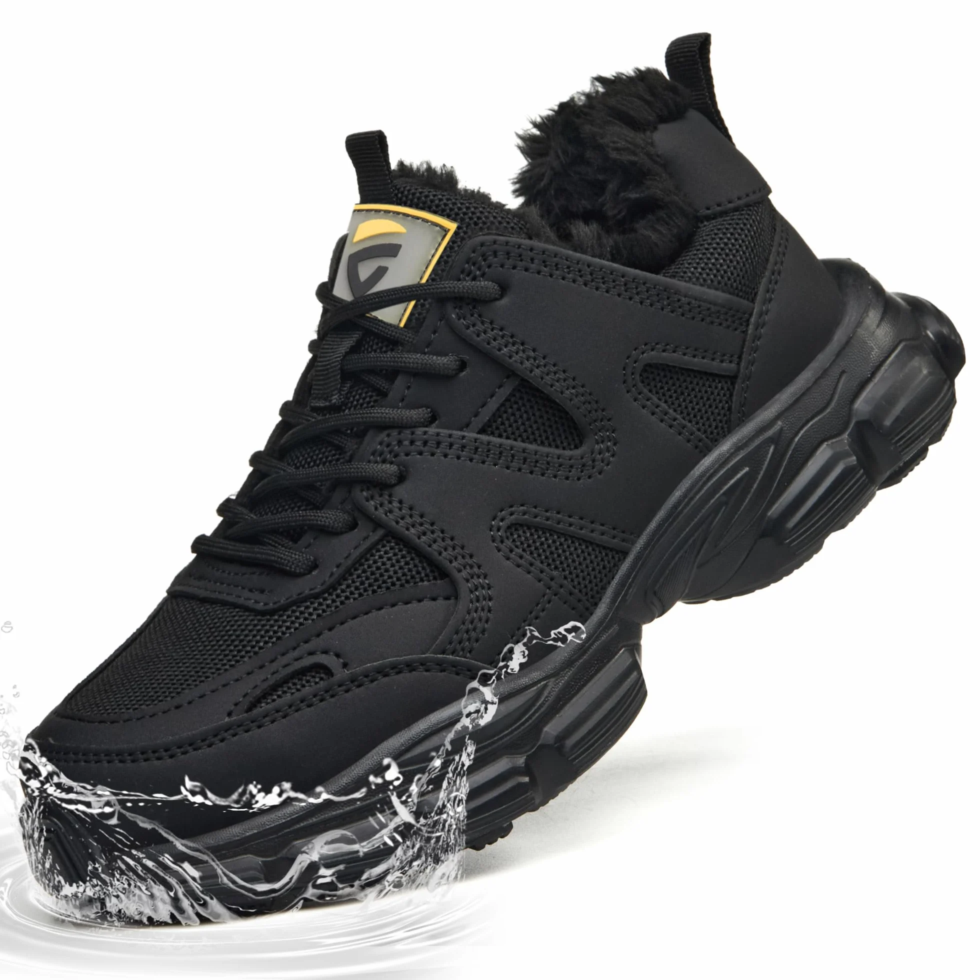 KOIFISH Scarpe Antinfortunistiche Donna Invernali Impermeabile Scarpe da Lavoro con Punta in Acciaio Comode Freddo Scarpe di Sicurezza