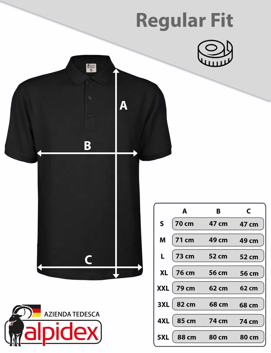 ALPIDEX Set da 3 Polo Uomo Manica Corta 100% Cotone Maglietta Camicia Casual Tinta Unita S M L XL XXL 3XL 4XL 5XL