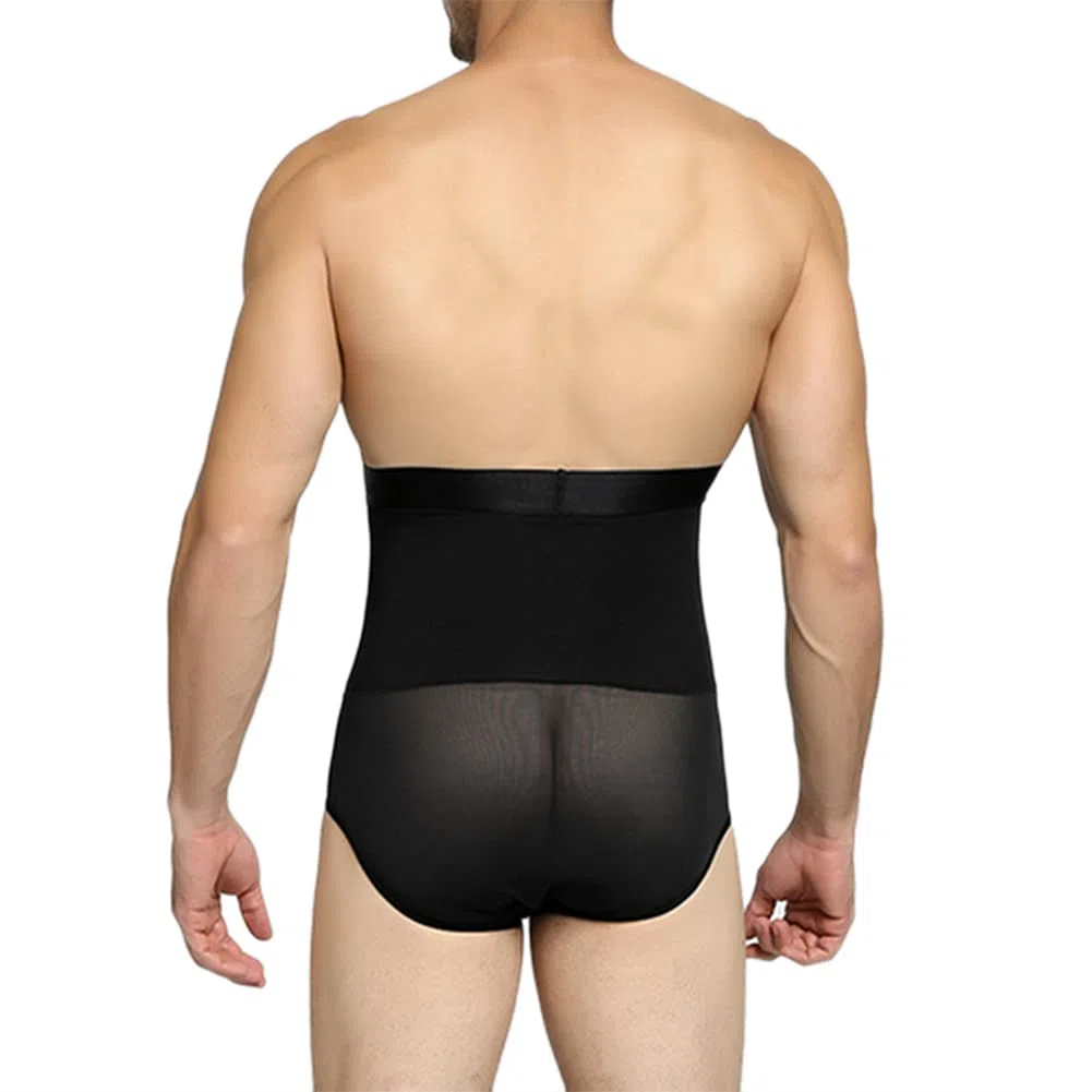 Uomo Controllo Fascia Pancia Pantaloni Modellanti Body Dimagrante Pantaloncini