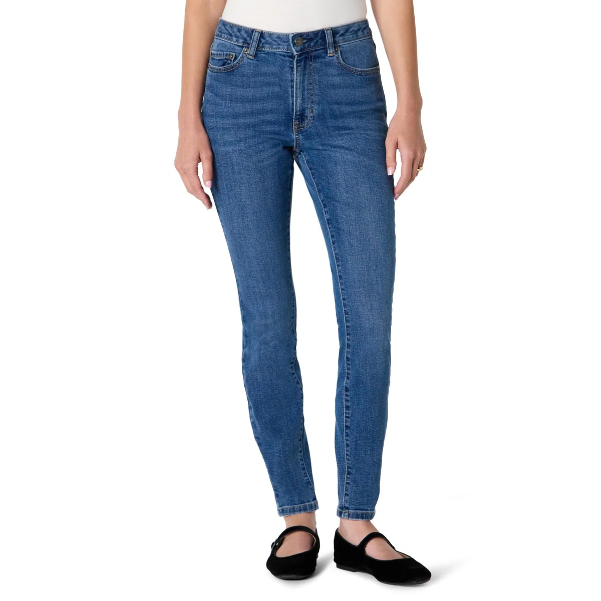 Amazon Essentials Donna Jeans Skinny Affusolati a Vita Alta