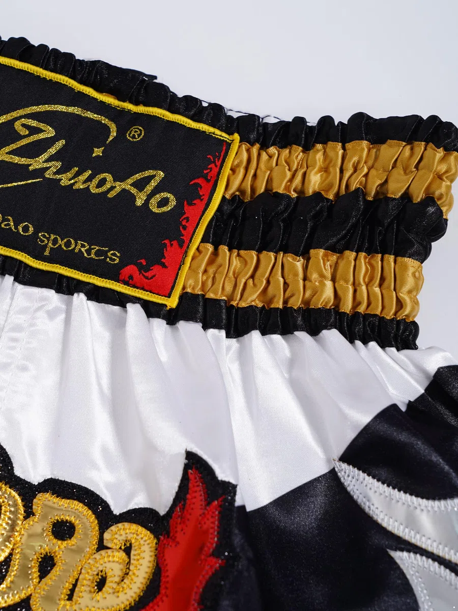 Freebily Pantaloncini Allenamento Kickboxing Bambino Ragazzo Muay Thai Short Arti Marziali Training Short Grappling Boxing Trunk Pantaloncini MMA Boxe Combattimento