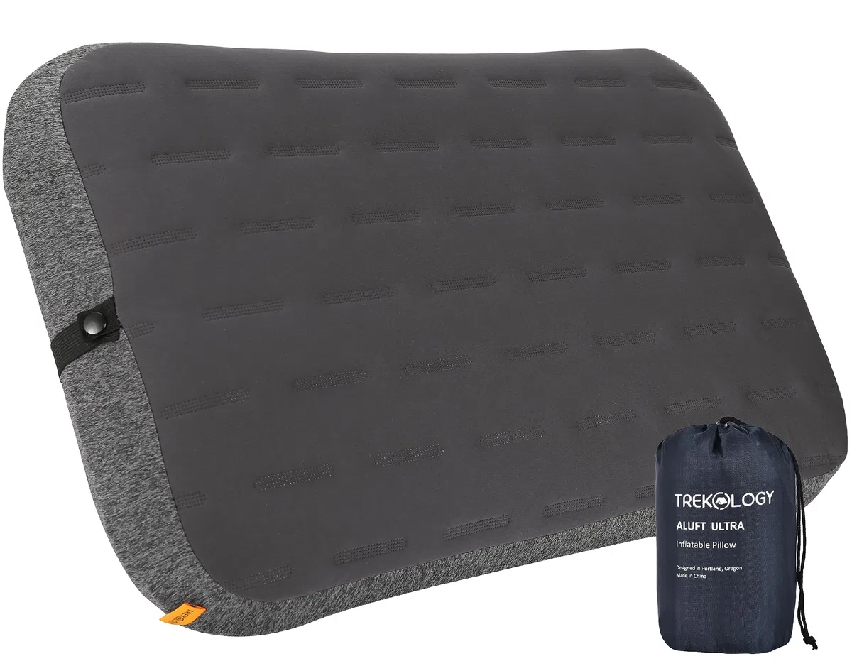 TREKOLOGY Grande cuscino gonfiabile – ALUFT Ultra Camping Cuscino per spiaggia e campeggio, cuscino gonfiabile per avventure all'aria aperta