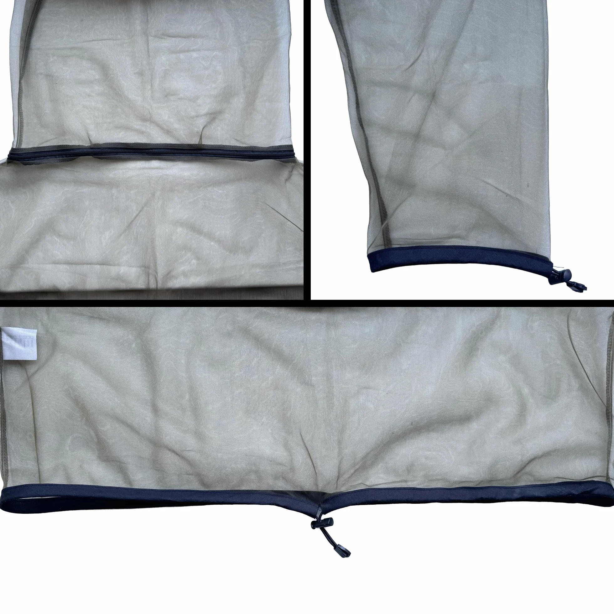 Universal Backpackers Giacca Zanzariera Anti-Insetti – Cappuccio con Cerniera – Giacca in Rete Leggera & Traspirante per Uomini e Donne per Esterni, Campeggio, Pesca, Escursioni
