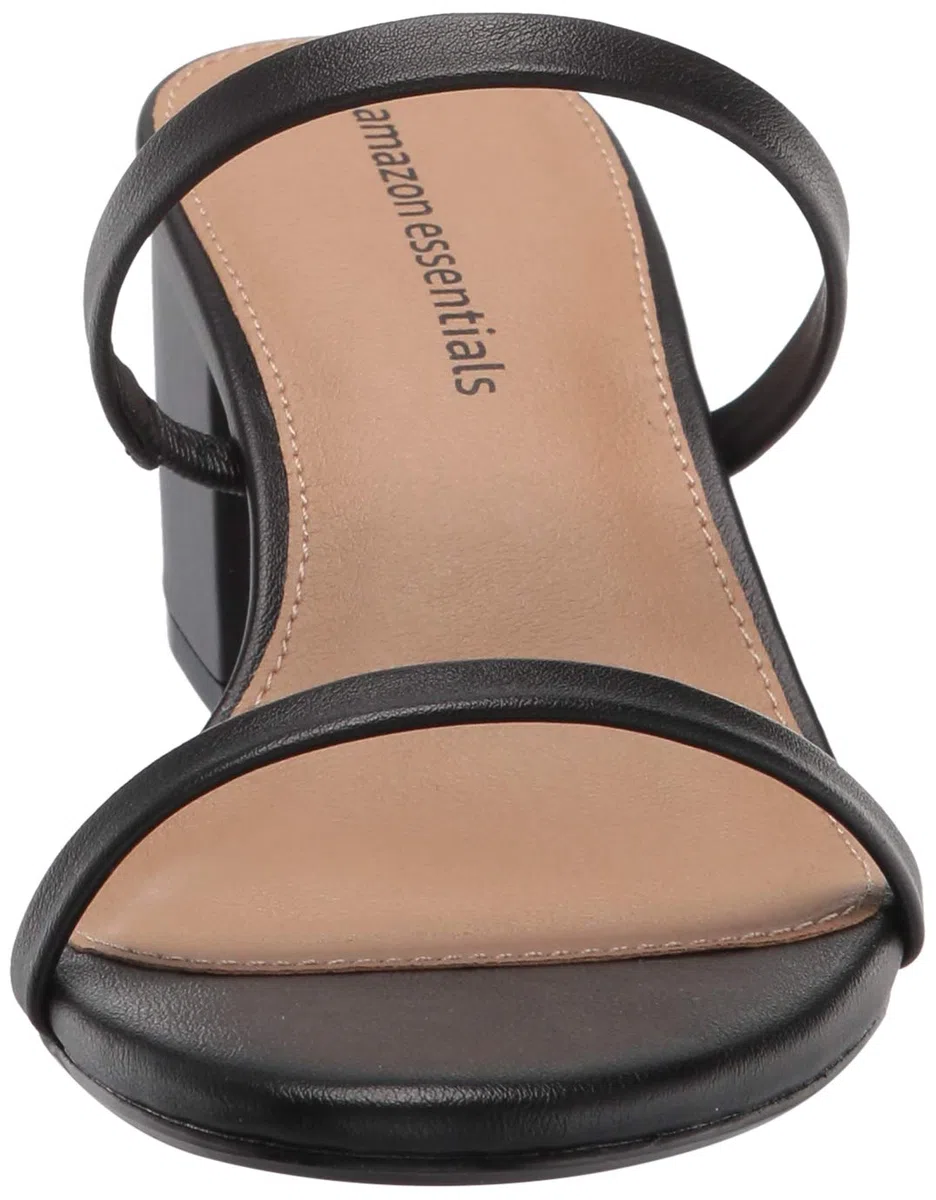 Amazon Essentials Donna Slide con Tacco e Due Cinturini Sottili