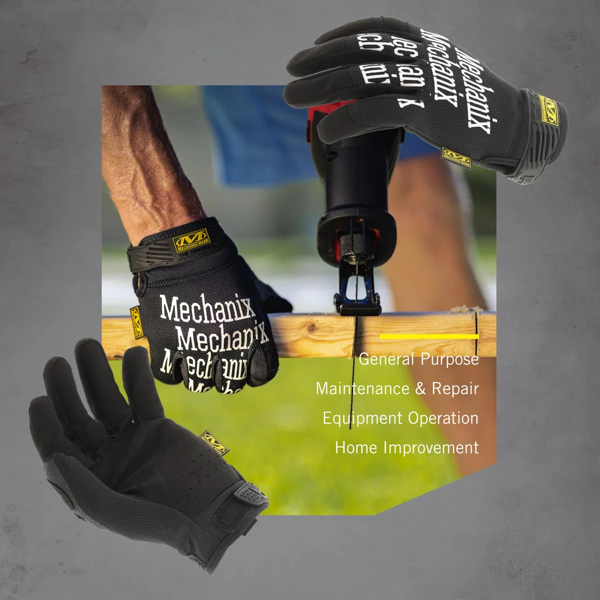 Mechanix Wear - Original Guanti, Nero, X-Large