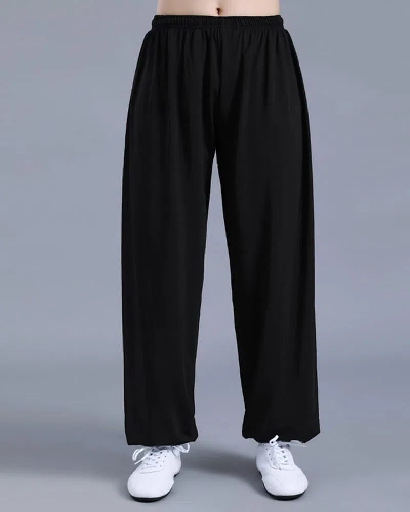 Pantaloni Kung Fu Tai Chi e Wing Chun Pantaloni da Uomo e da Donna Ampi e Piacevoli Arti Marziali Yoga
