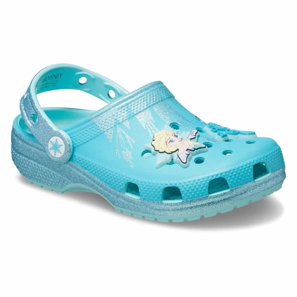 Crocs Frozen Elsa Classic Clog K, Zoccoli Unisex - Bambini e Ragazzi