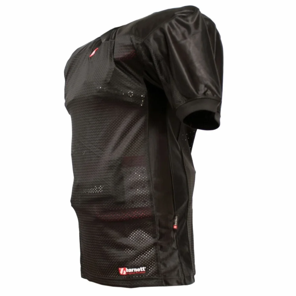 Barnett FJ-2 - Maglia da football americano, colore: Nero