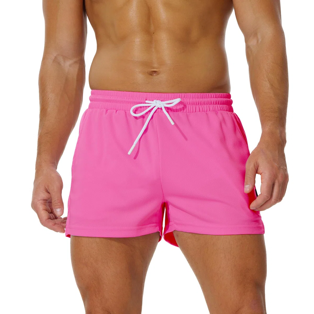 AIMPACT Pantaloncini Running Uomo da 3 Pollici Pantaloncini Uomo Sportivi Leggero Traspirante con Tasche per Palestra Outdoor