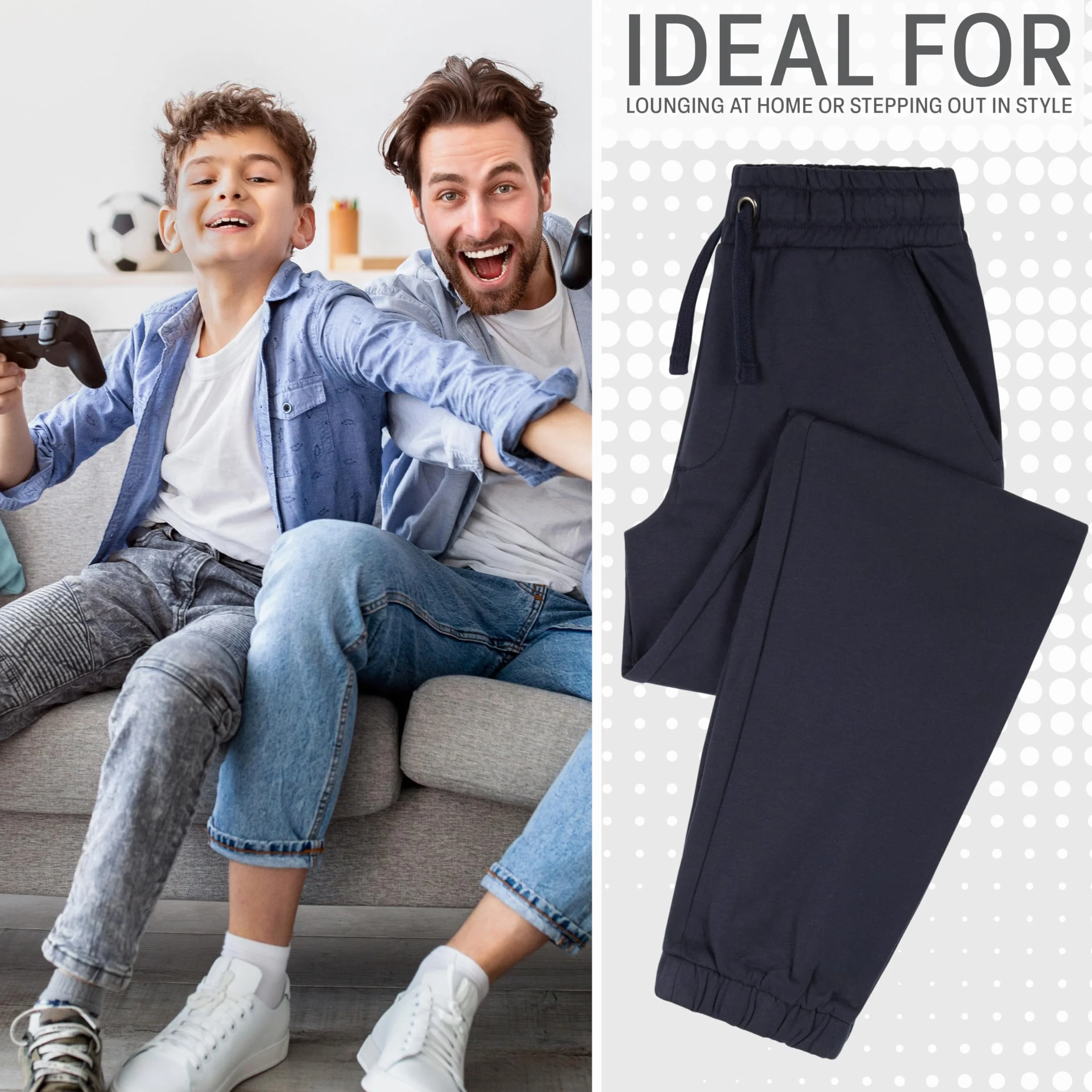 CityComfort Pantaloni Cargo Ragazzo con 4 Tasche Comodo Pantalone - Regalo Bambino