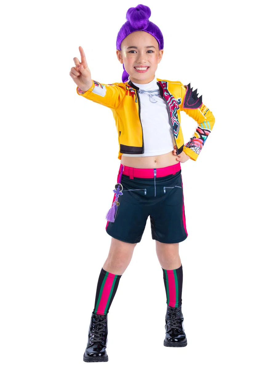 Rubies Official Netflix K-Pop Demon Hunters Rumi Child Costume, Kids Fancy Dress