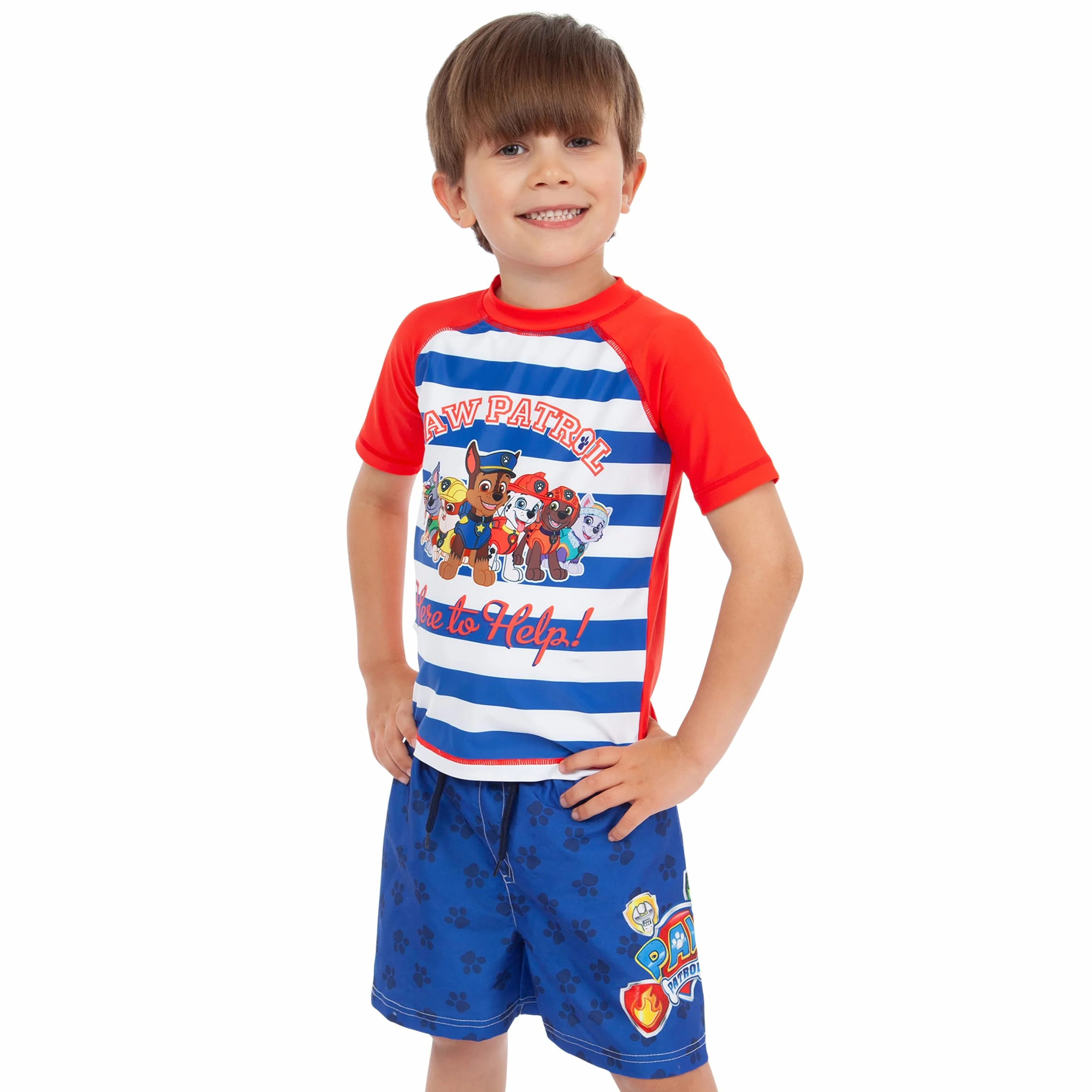 Paw Patrol - Costume da Bagno per Ragazzi a Due Pezzi