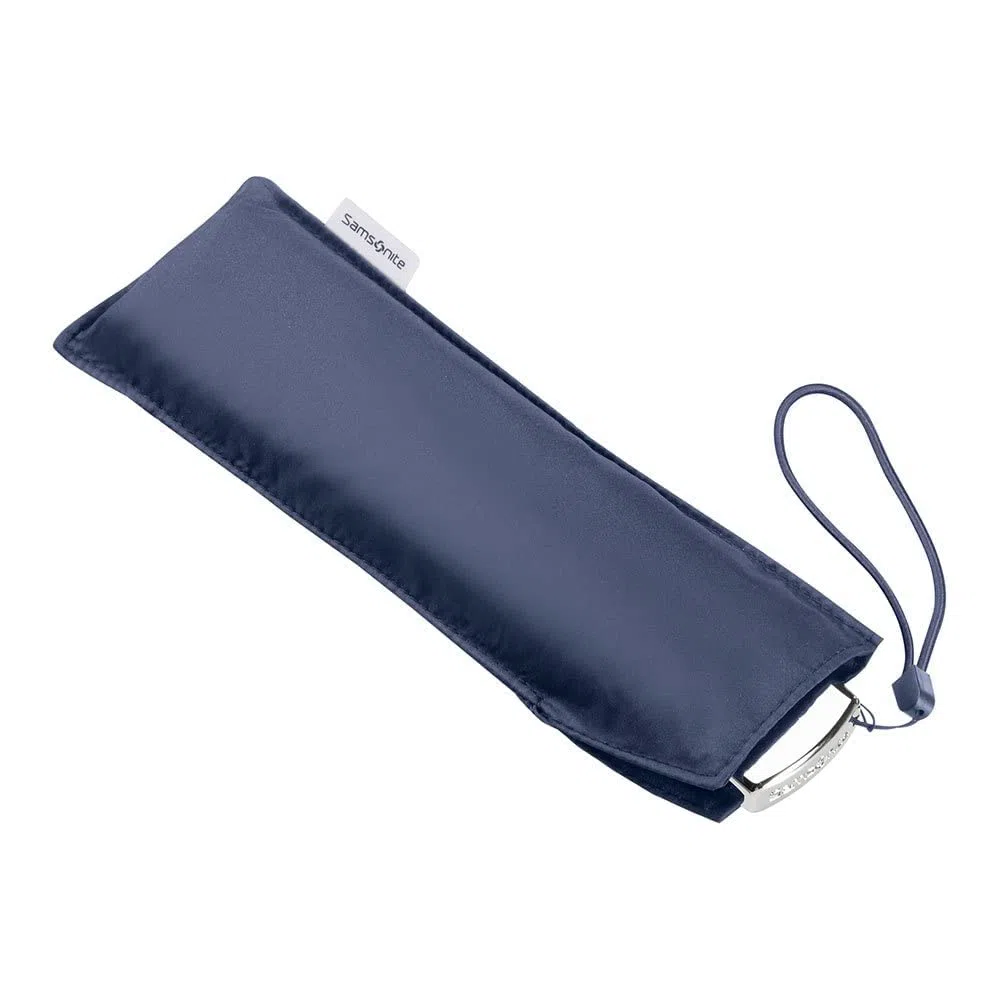 Samsonite Rain Pro - 3 Section Manual Mini Flat Ombrello Pieghevole.22 cm, Blu (Blue)