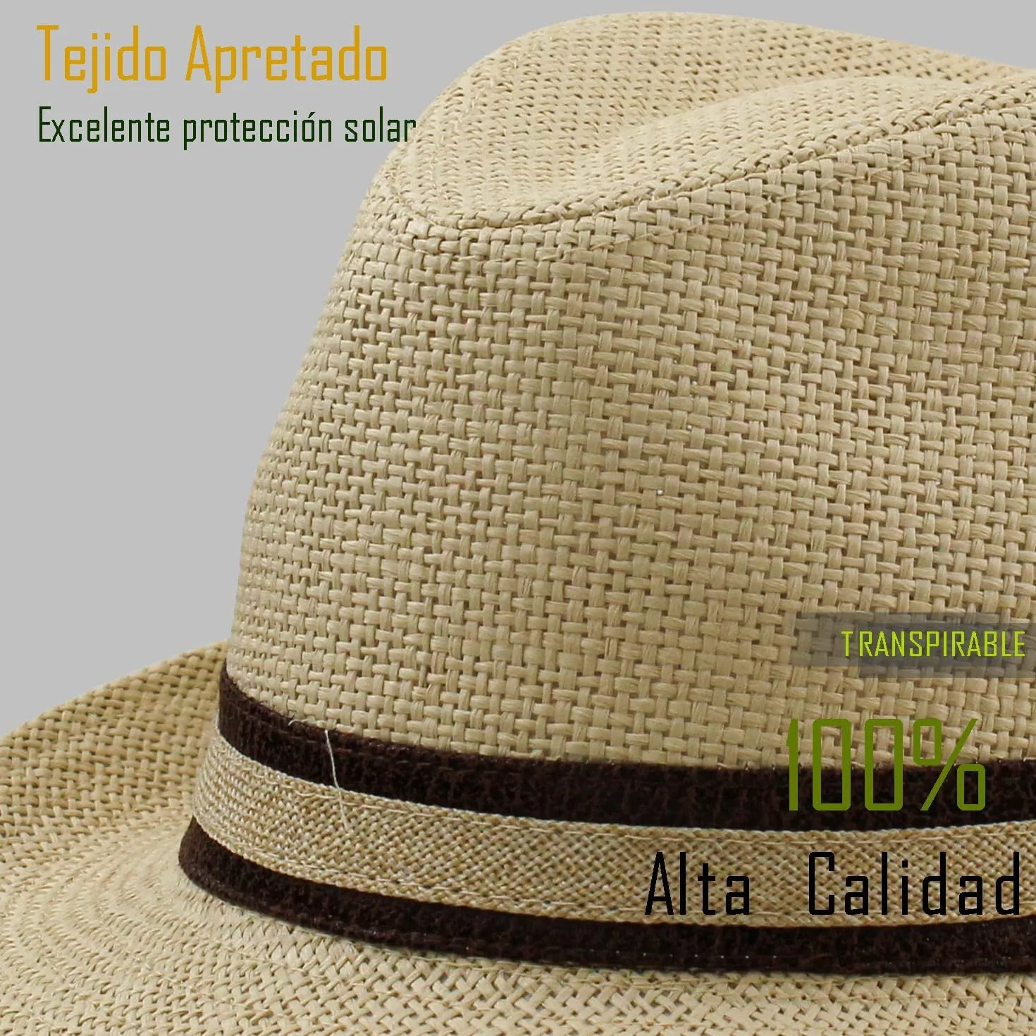Cappello Paglia Uomo Donna Fedora Borsalino Trilby Berretto Panama Estate Spiaggia ala Corta Moda Unisex