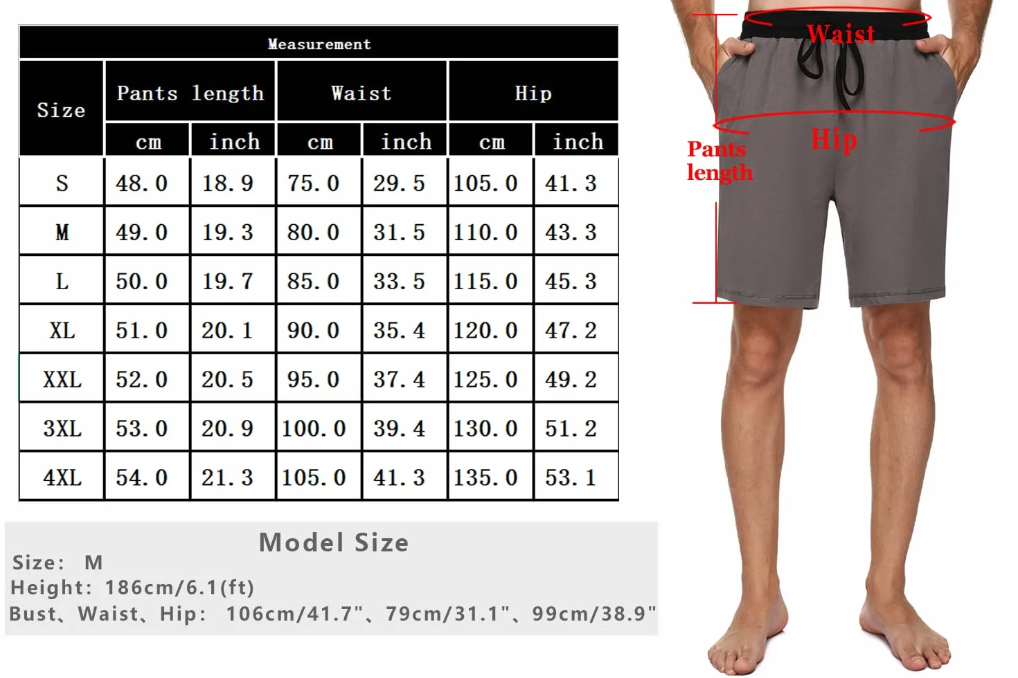 Nieery Pantaloncini Pigiama Uomo Cotone Pantaloncini Casual Corto Estivo Uomo con Tasche e Cintura in Vita，Due pacchi