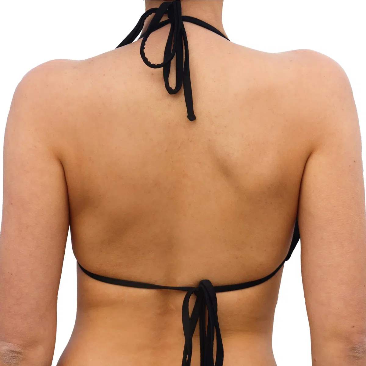 MYLILY Reggiseno Bikini Triangolo Donna | Allacciatura al Collo con Coppe Estraibili | per Seno Grande & Taglie Forti | per Piscina & Spiaggia | Oeko-Tex, Regolabile, Premium, Vegano