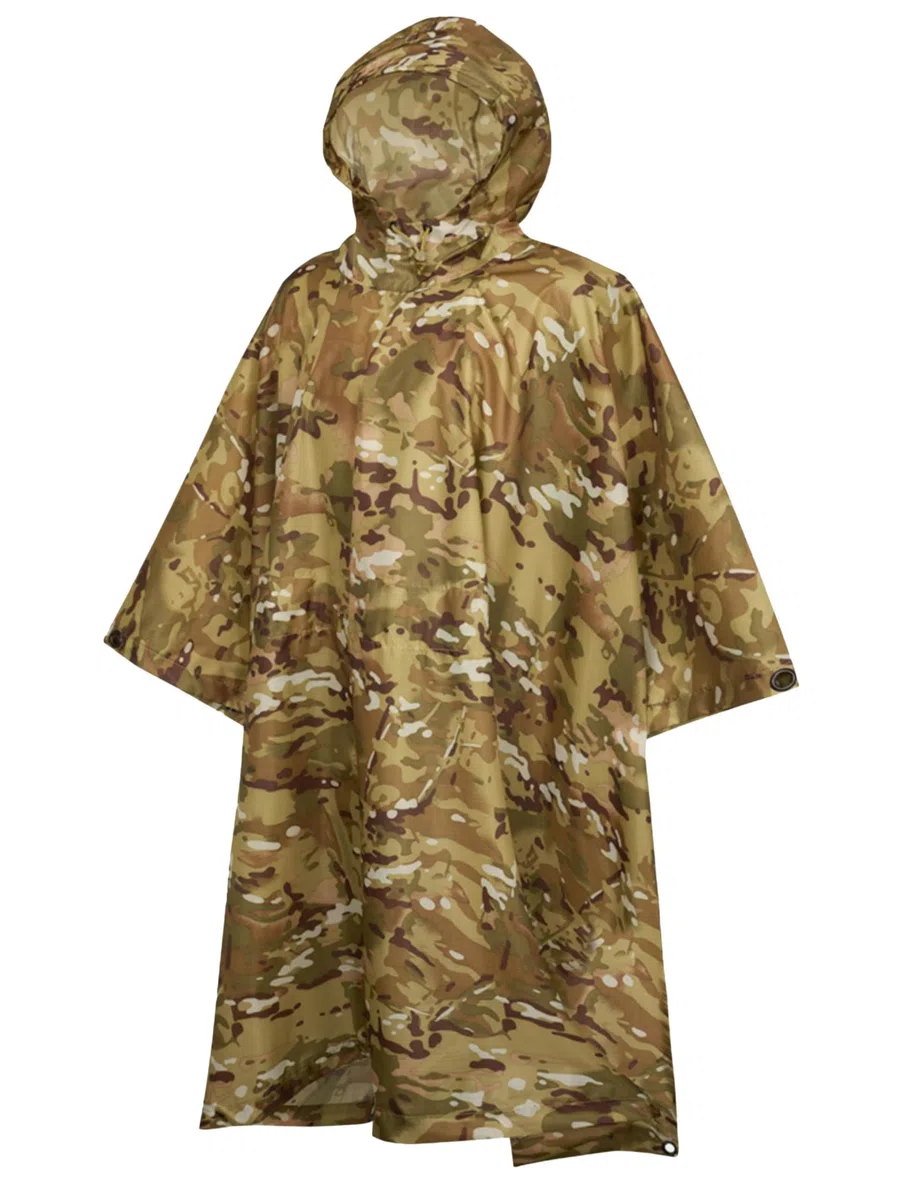 Brandit Brandit Ripstop Poncho, Poncho in Ripstop Uomo