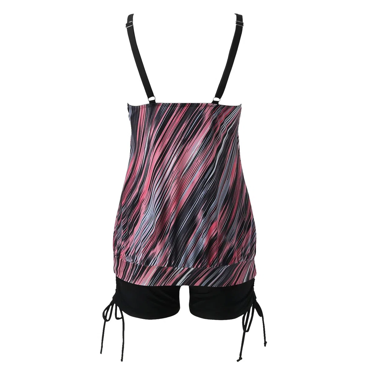 Generico Costume da Bagno 2 Pezzi Tankini Push up Donna Tankini Set Bagno Bikini Costumi da Mare Donna Costumi Mare Bikini Costume Piscina Curvy Beachwear Sportivo Swimwear