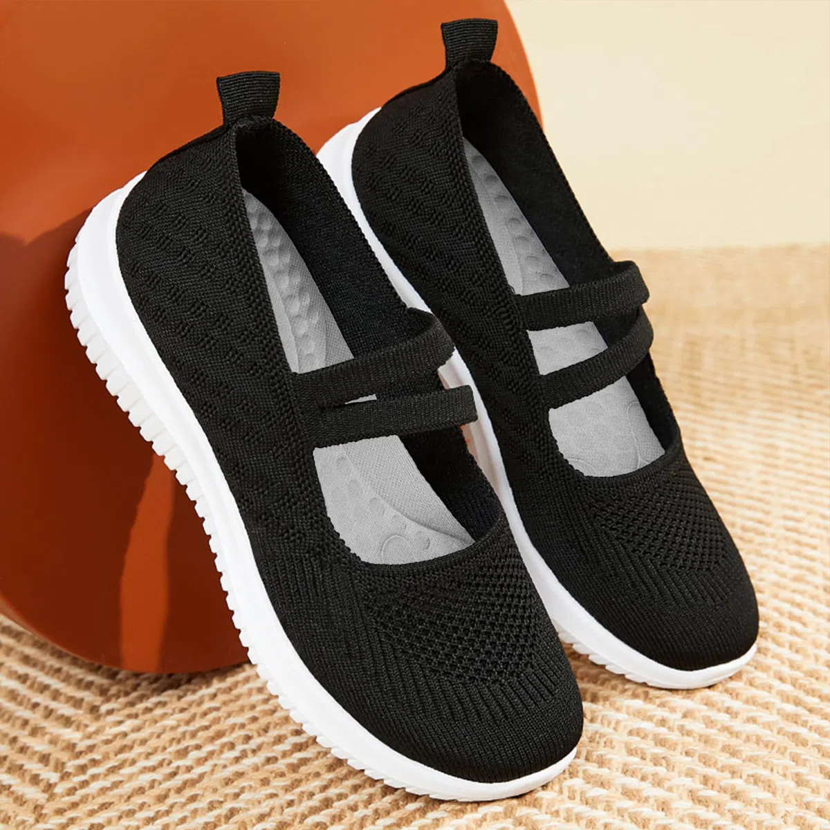 Alexis Leroy Donna Senza Lacci Antiscivolo Sneakers Palestra Lavoro Comode Scarpe