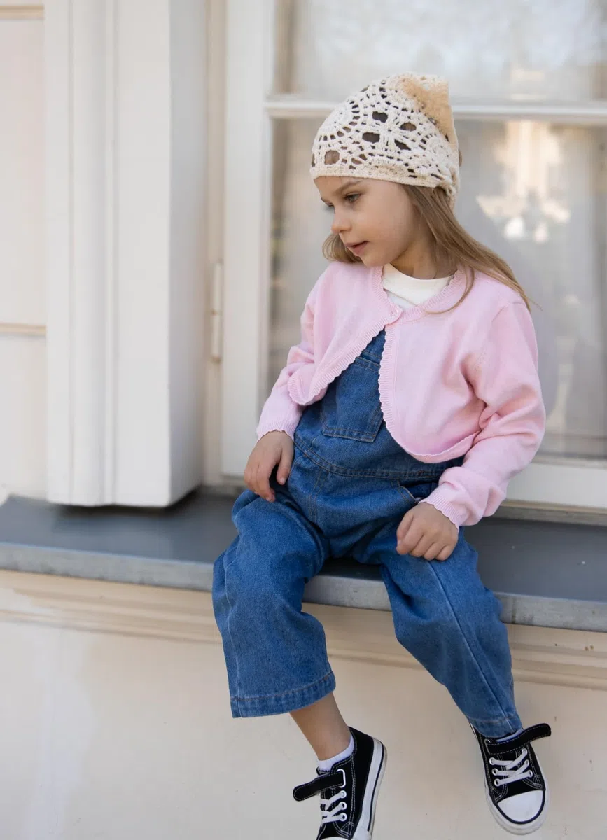 Miipat Ragazza Maglia Cardigan Manica Lunga Toddler Ragazze One Button Bolero Knitwear Maglioni a Maglia