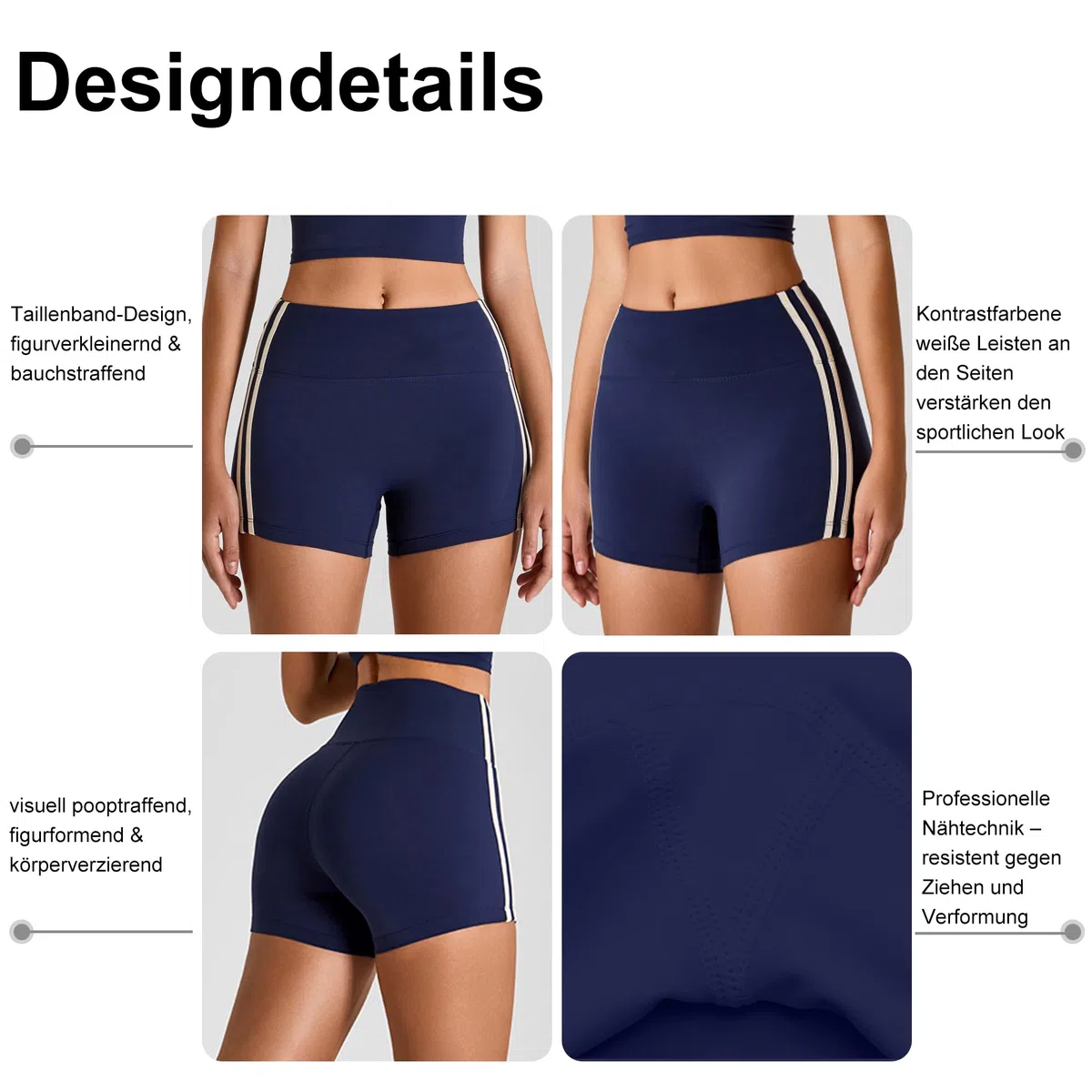 KIKIMINK Reggiseno sportivo da donna, canotta e pantaloncini, top da yoga traspirante, per sport e fitness
