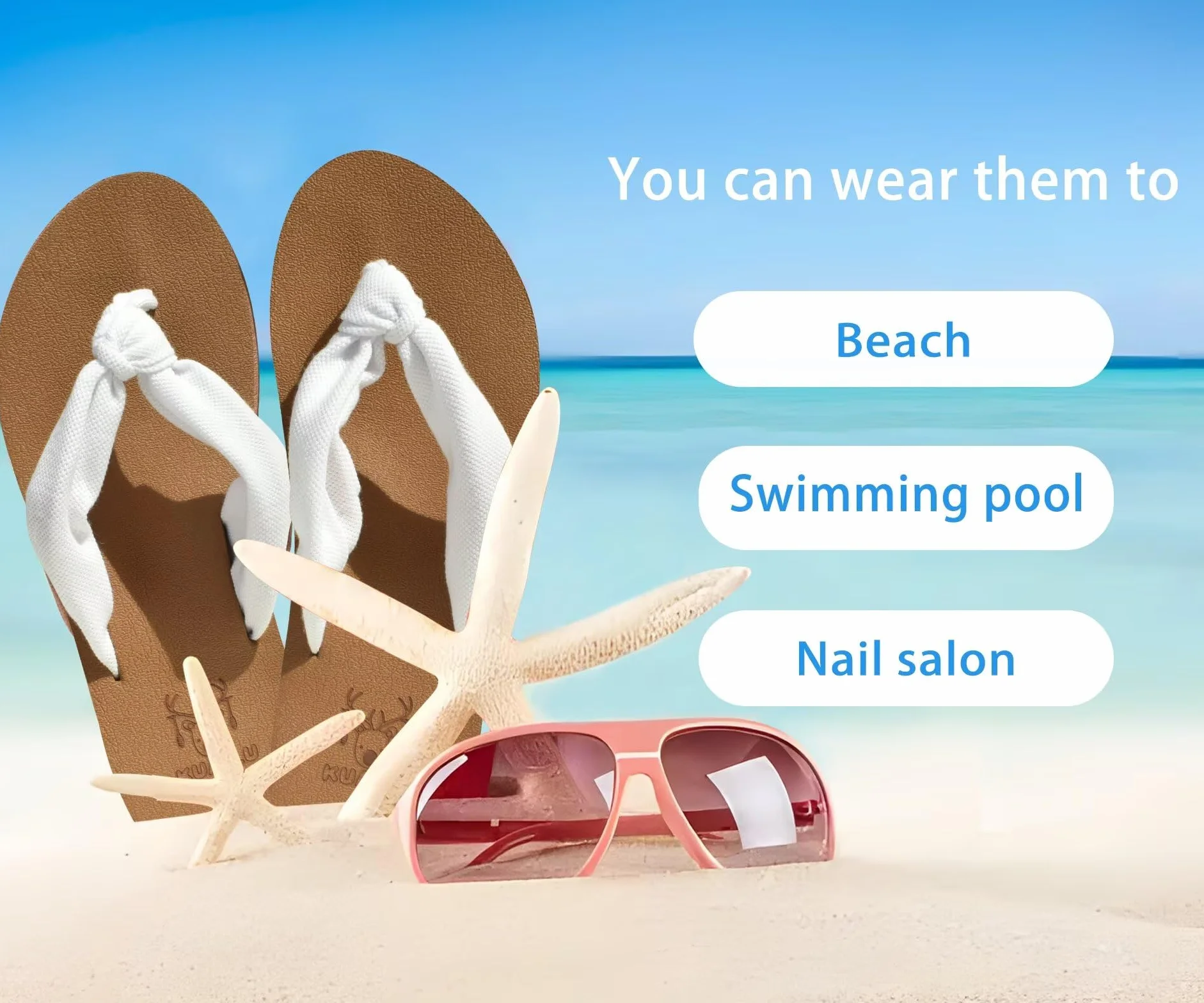 KuaiLu Infradito Donna Estive Comode Stoffa Righe Ciabatte Arch Support Spiaggia Piscina Sandali Mare Leggere Antiscivolo Gomma Suole