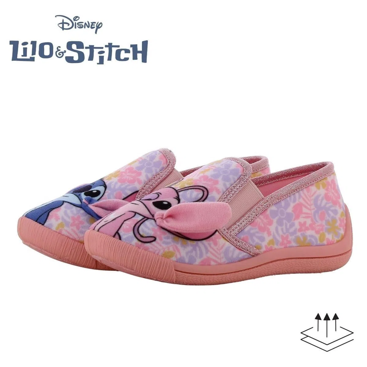 Leomil Lilo & Stitch Pantofole Female Ciabatte asilo Female, Adatte per la casa e la scuola materna