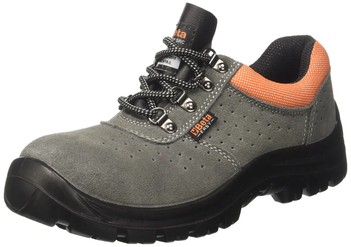 New Beta Basic Shoe Grey Suede Safety Work Shoes 7246E S1P