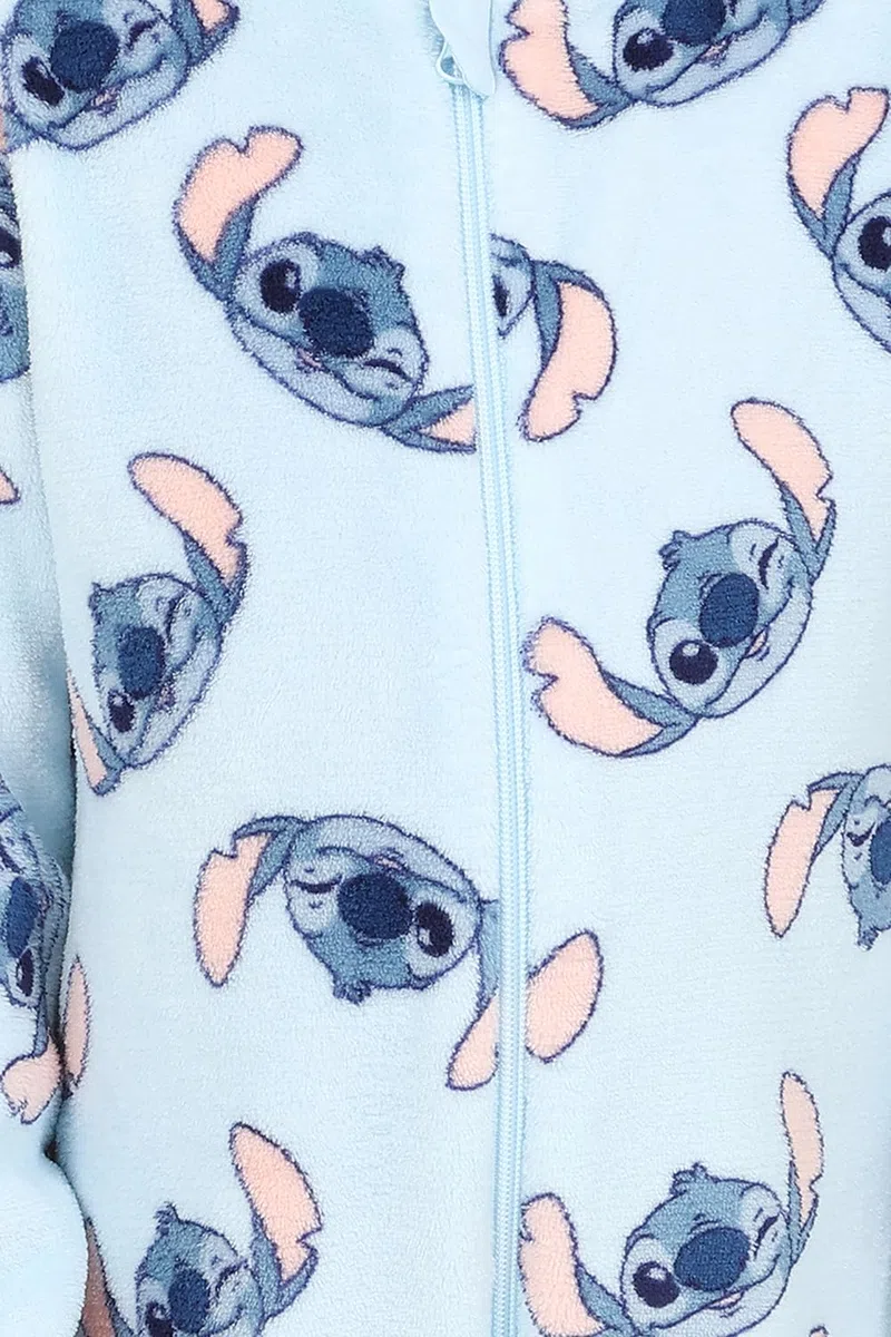 Disney Tutina per bambini in pile blu, motivo: Lilo e Stitch