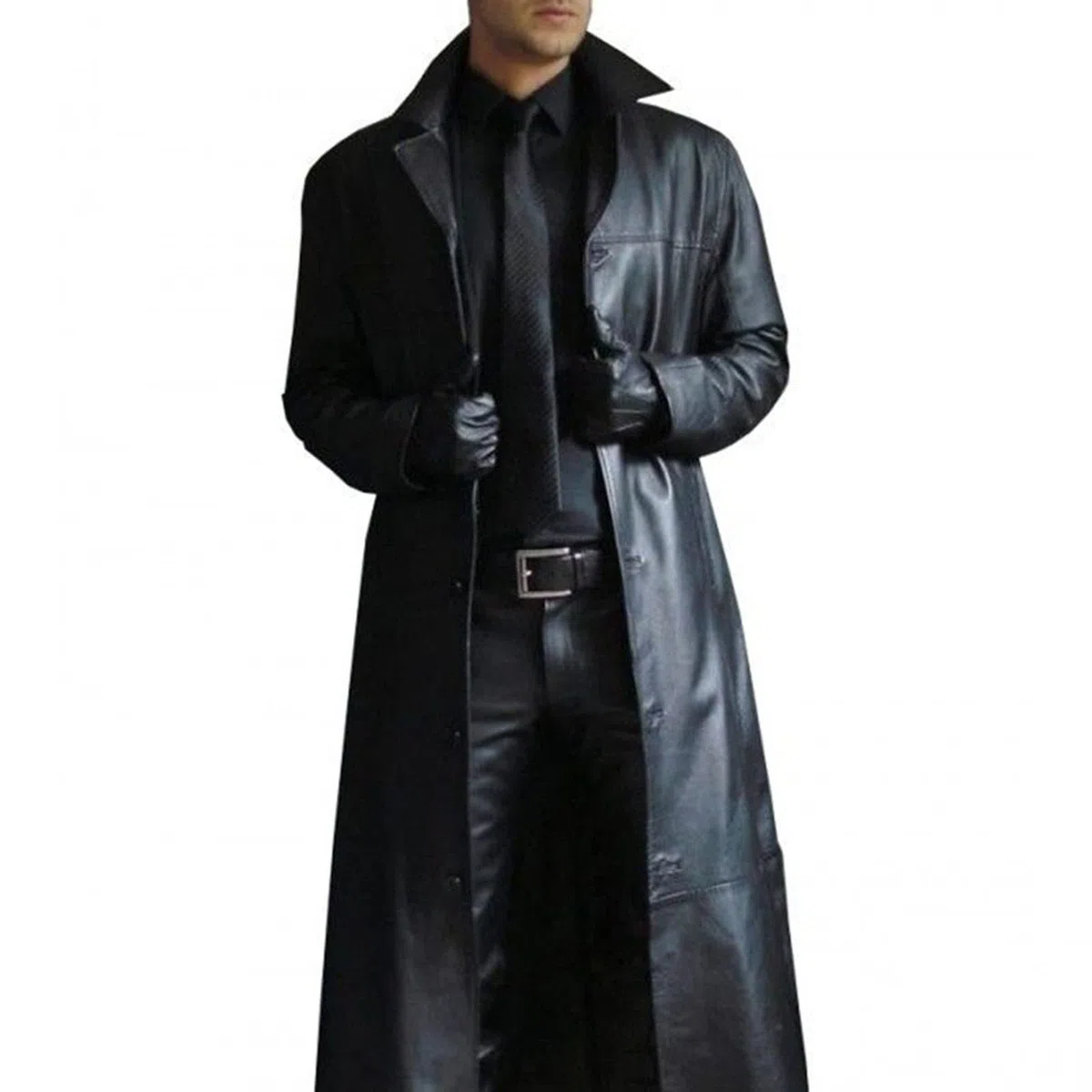 Cappotto lungo da uomo cappotto in pelle medievale doppio petto cappotto steampunk gotico giacca vintage vittoriana costume cosplay trench distressed cappotto da uomo grandi dimensioni