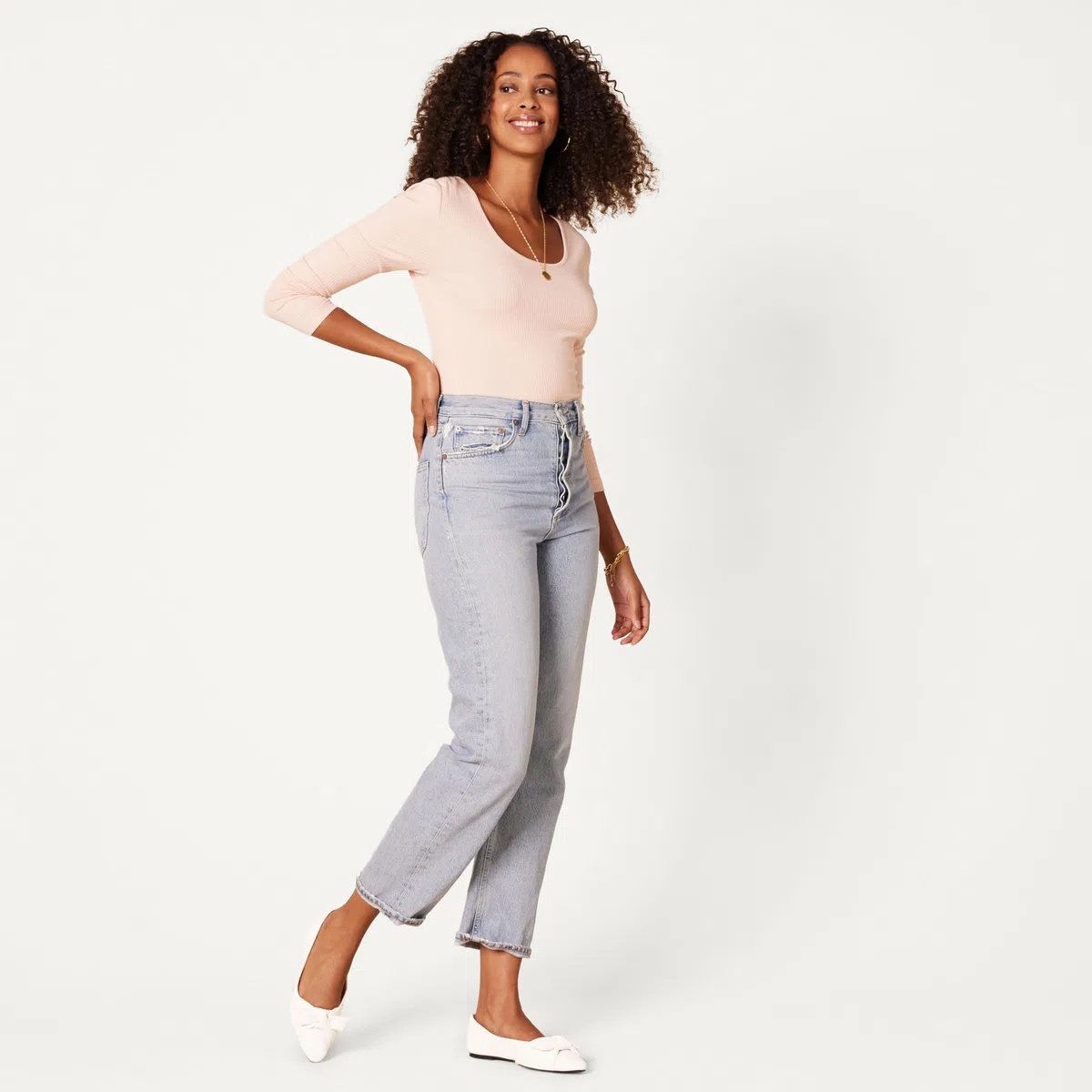 Amazon Essentials Donna Ballerine con Fiocco