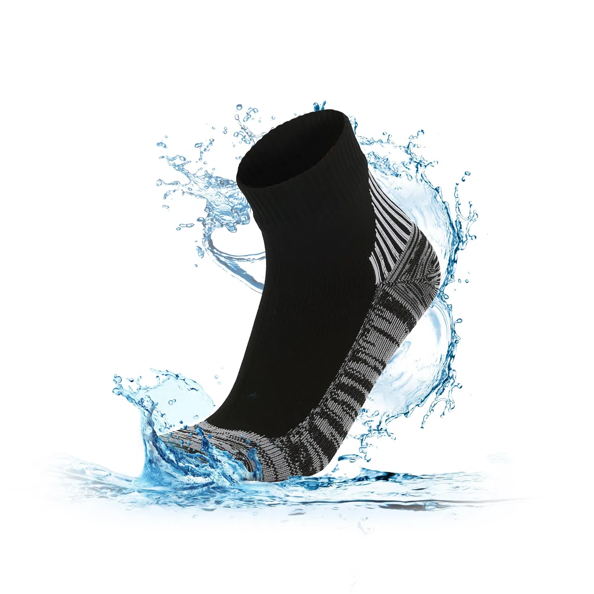 RANDY SUN Unisex Calze Impermeabili Uomo Donna, Calze Invernali Ciclismo, Calzini Traspiranti per Campeggio Pesca Trekking Golf Running, 1 Paio