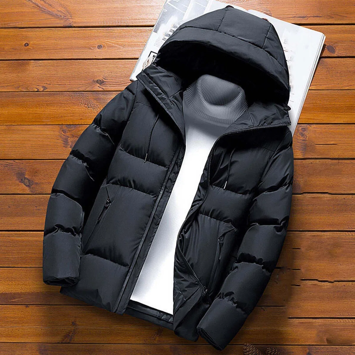 HAOLEI Piumini Leggeri Donna Invernali Cappotto Invernale Ripiegabile Caldo Giubbotto Trapuntata Corto Antivento Giacca con Cappuccio Parka Cappotto Piumino 100 Grammi Imbottito con Tasche e Coulisse