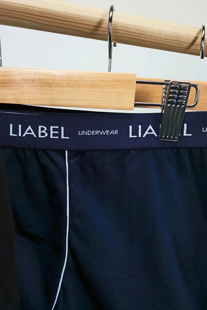 Liabel | 6 Slip Uomo Cotone Bianco Nero e Colorati Mutande Uomo Pack con Cuciture Rinforzate Set Intimo Uomo Slip con Elastico Esterno Male Underwear